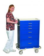 Anesthesia Carts (6 Drawer Key Lock MKS-630-DB)