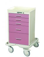 Mini Medical Tower (5 Drawer Tower w/Push Button Lock)