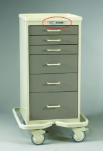 Anesthesia Carts (Mini Push Button Lock - 6 Drawer Tower)
