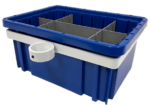 Phlebotomy Cart Accessories Storage Bin with Dividers PSB-1