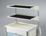 Medical Cart Accessories<br>Shelving - Deep Twin Shelf SDT-2