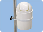 Phlebotomy Cart Accessories <br>Waste Container PWC-1LSW